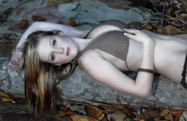 Female model photo shoot of Grace Brenton in East Point Reserve