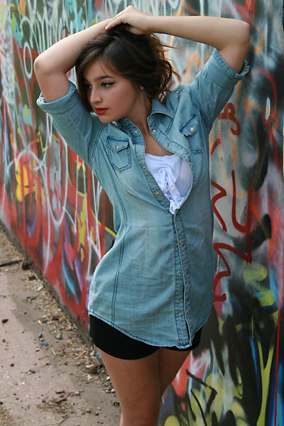 Female model photo shoot of Aliyeecak in Millenium park- maidstone.