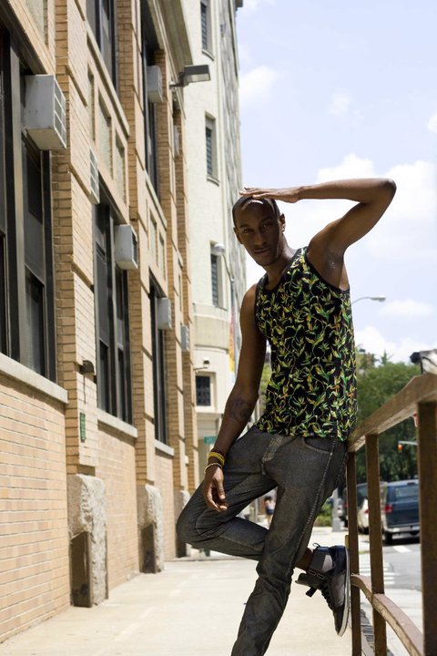 Male model photo shoot of jermaine_mitchell in West Village, NY