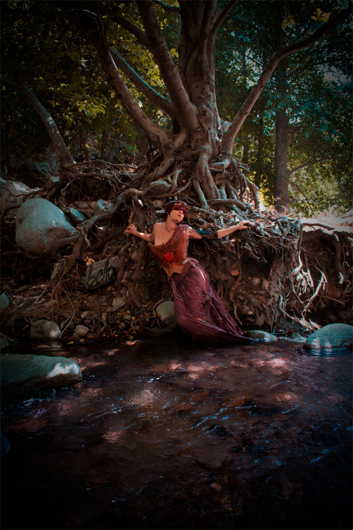 Female model photo shoot of Novei Beige by Gabriel John in Garden of Chaos