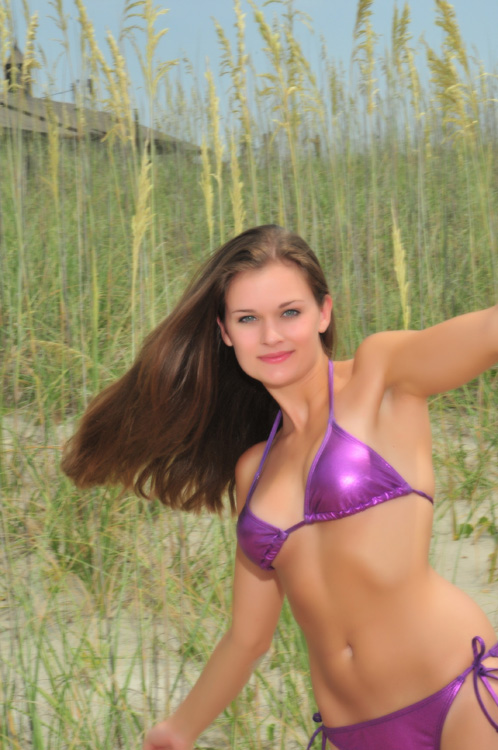 Female model photo shoot of HollieW by Photos By Gary LLC in Myrtle Beach State Park