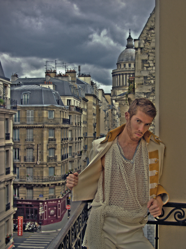 Male model photo shoot of Brad O by katzengruber in Paris