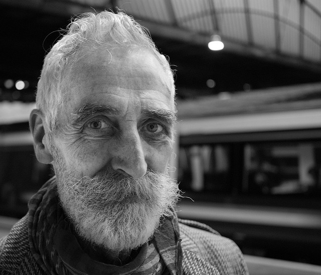 Male model photo shoot of Alex Boyd in Queen Street Station, Glasgow