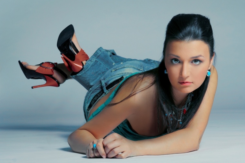 Female model photo shoot of Marinella Alexandra in Moscow