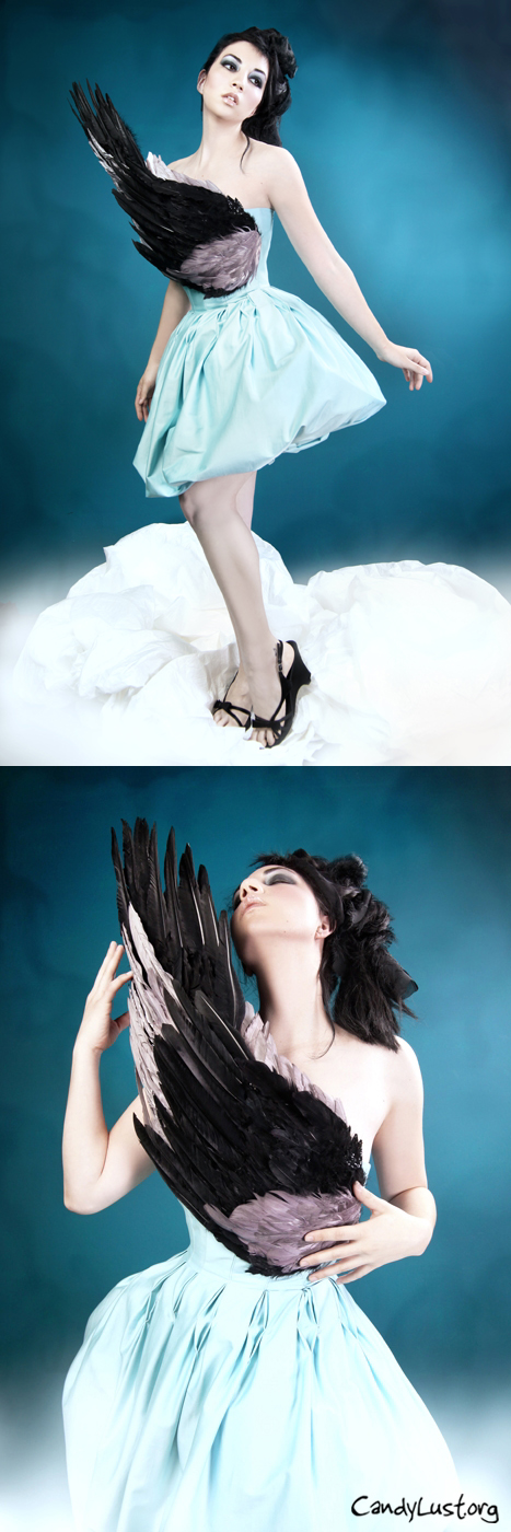 Female model photo shoot of Empress Mess and Nori Zay by CandyLust, makeup by Helen Yakir