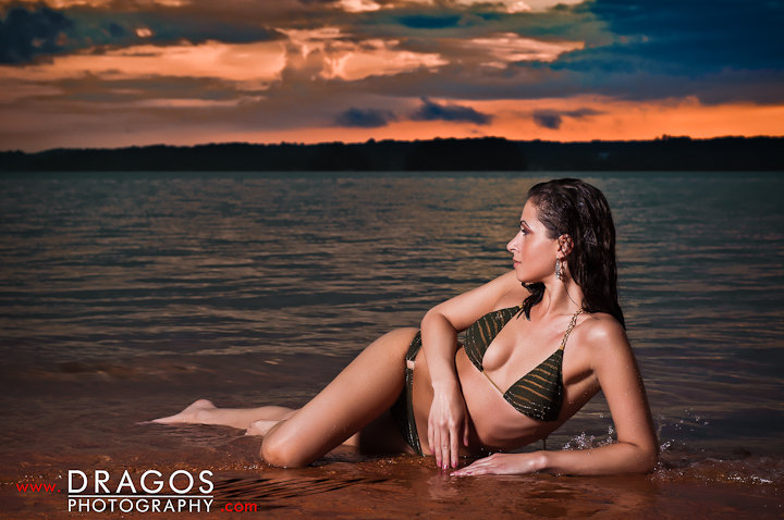 Female model photo shoot of Gigi Atlanta by DGPhotoz in lake