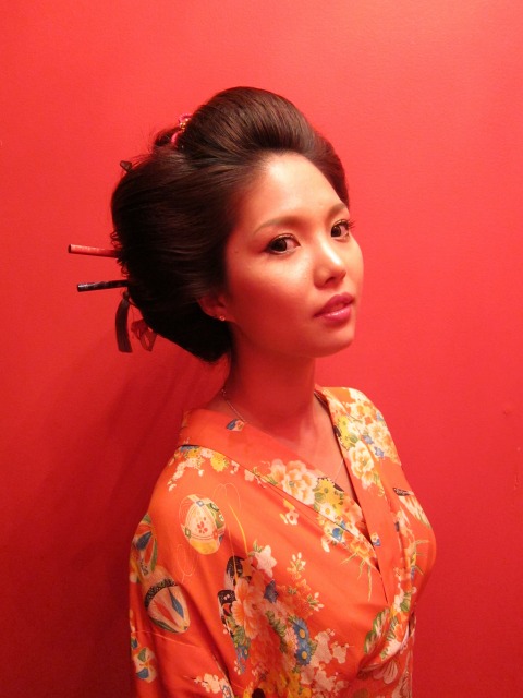Female model photo shoot of Kurumi Iwasaki