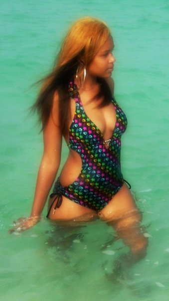 Female model photo shoot of Ariel Patrice W in Haulover Beach