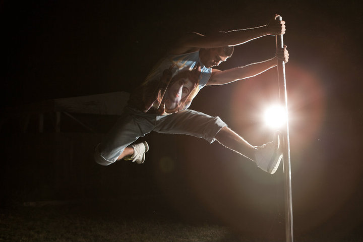 Male model photo shoot of RoBin Mendoza by Mel Haynes in Marga's Pole Party