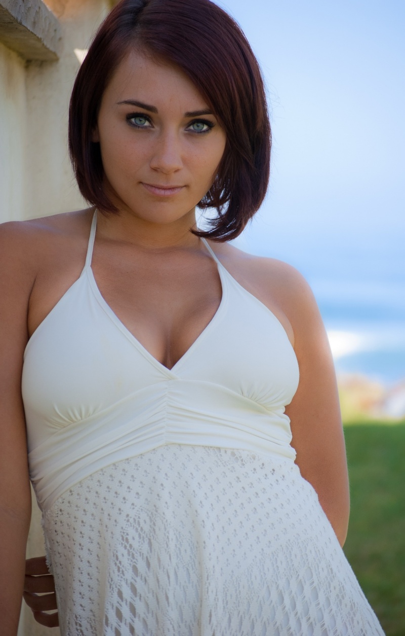 Female model photo shoot of Jess Cummings by A Gordon Photography in Carlsbad Beach