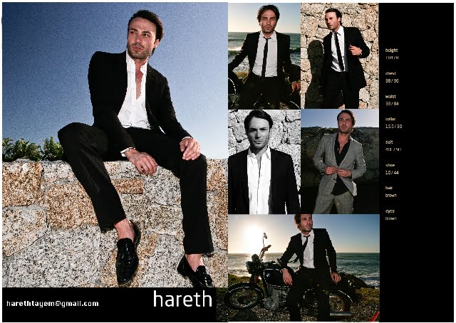 Male model photo shoot of Hareth