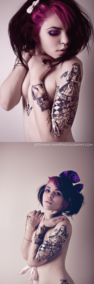 Female model photo shoot of Tiffany Moon - Artist and Chelsea-Deville
