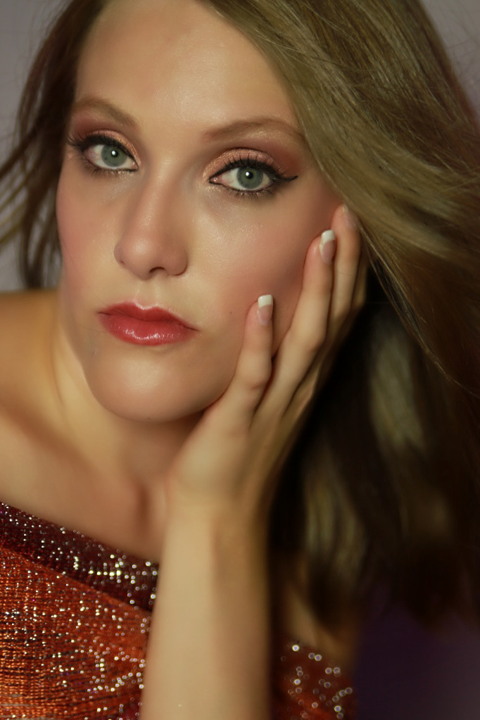 Female model photo shoot of Stephanie Sullivan by DK Art in DK Art studio - Austin, TX, makeup by MAKEUPbyKK