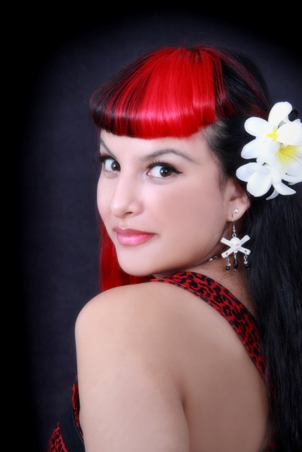 Female model photo shoot of Miss Vania in Townsville, makeup by Veeutiful Makeup
