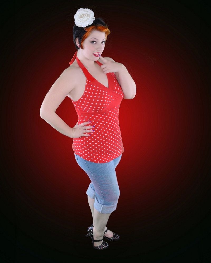 Female model photo shoot of LottieMoon by Allure Pin-Up Studio in Charlotte, NC