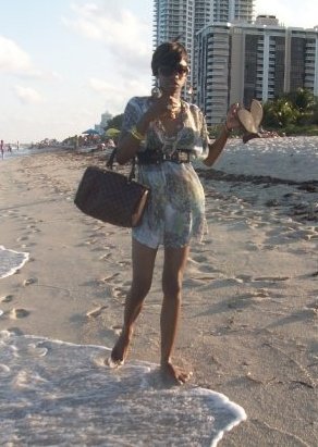 Female model photo shoot of Aurelle Nowemi in miami beach