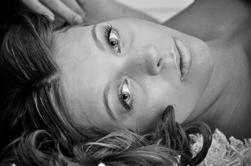 Female model photo shoot of Devynn Kalyssa by Christine Reid Photog, makeup by BeautyMarked