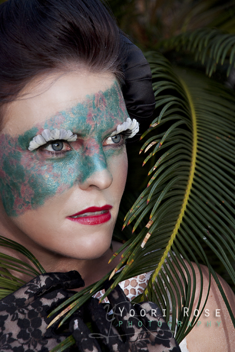 Female model photo shoot of LauraLoo by Yoori Rose in Brisbane City, makeup by Emma Royal