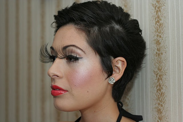Female model photo shoot of Nicole K Hair Makeup 