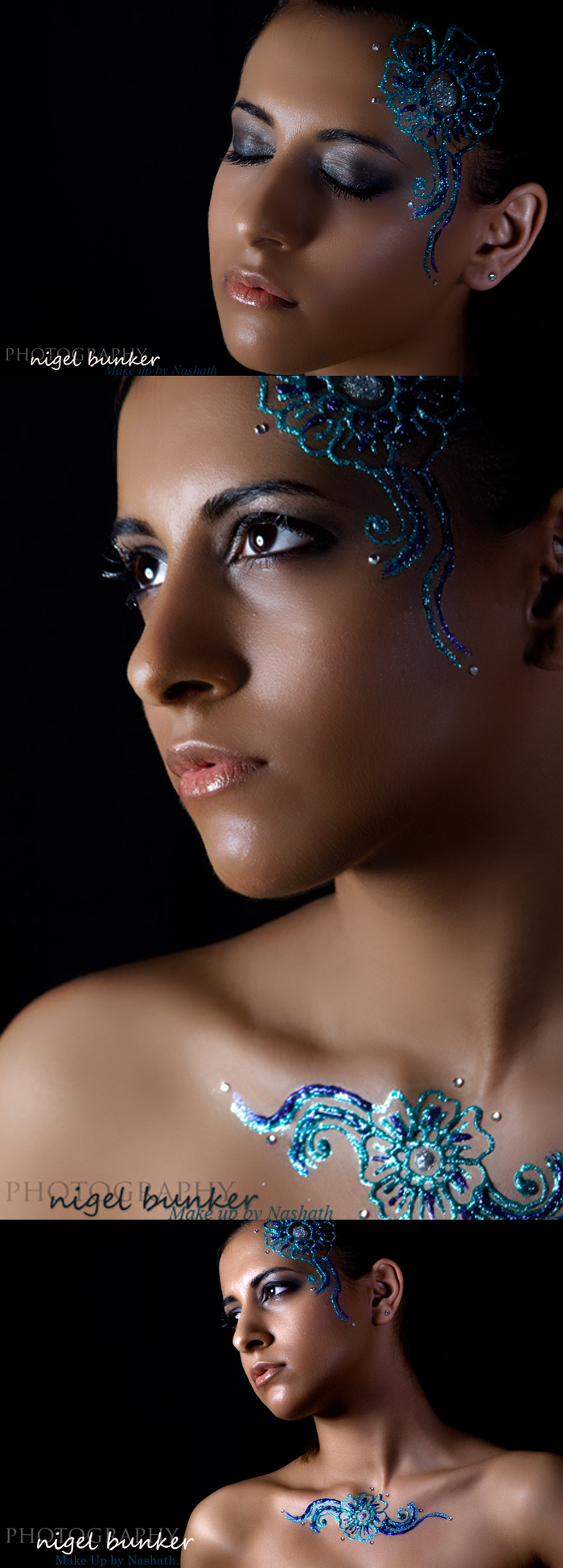 Female model photo shoot of Nashath Make Up Artist and PKA by nigel68