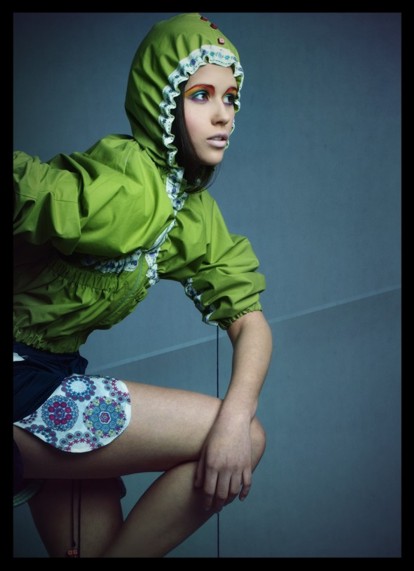 Female model photo shoot of BOYOR fashion designer