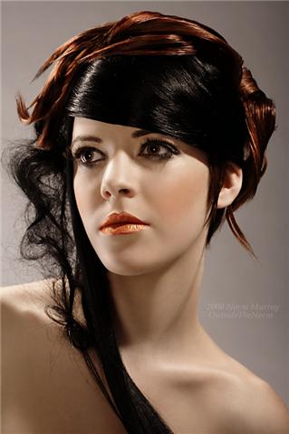 Female model photo shoot of Canary hair and Beauty in Norm Murray - Photography studio
