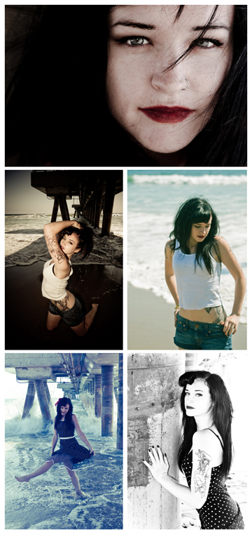 Female model photo shoot of GudStuf Photography and Hallek in Venice Beach, CA