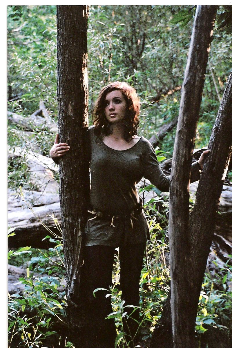 Female model photo shoot of Miranda Marie Johnson in At The Hippie Tree, Traverse City Michigan
