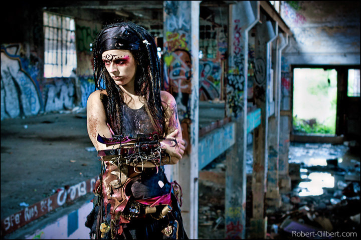 Female model photo shoot of Darkk_Queen by Robert Gilbert II in Montreal
