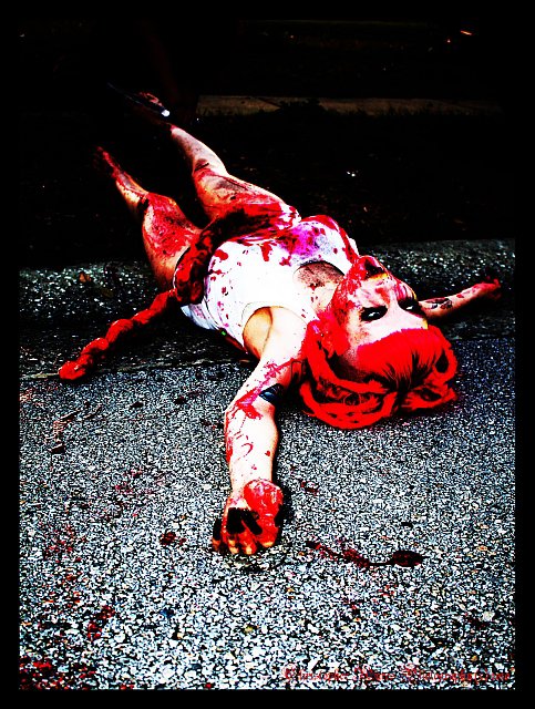 Female model photo shoot of Babydoll of Doll Meat in Elm Street