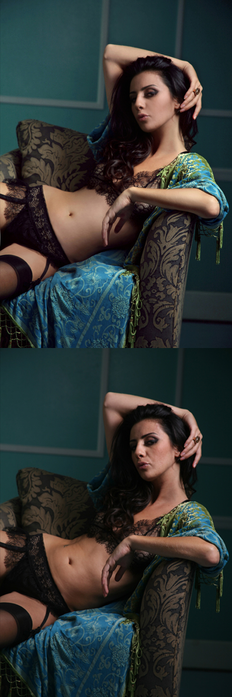 Female model photo shoot of Inf3ctedDoll and hila bitton