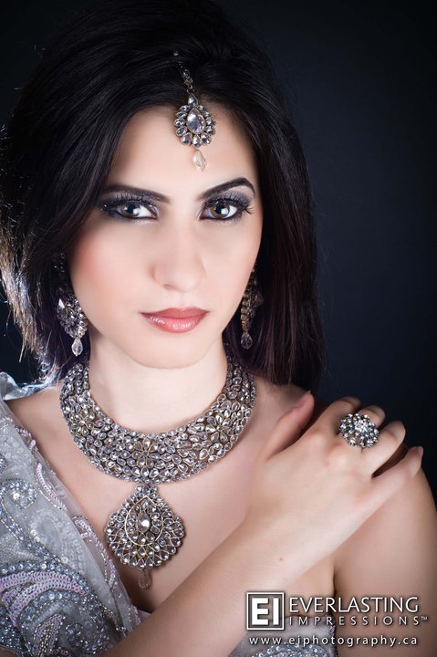 Female model photo shoot of GloriaE in Beauty Zone, makeup by Huma Khan