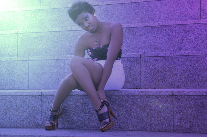 Female model photo shoot of Imani _Nakia in Downtown Detroit