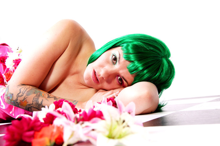 Female model photo shoot of C-note by JasPhotography Moda-Alt in Resurrection Studios