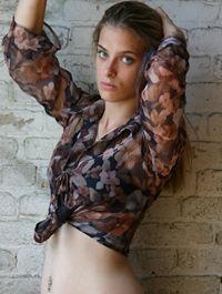Female model photo shoot of QEliz21 in Casket Making Warehouse