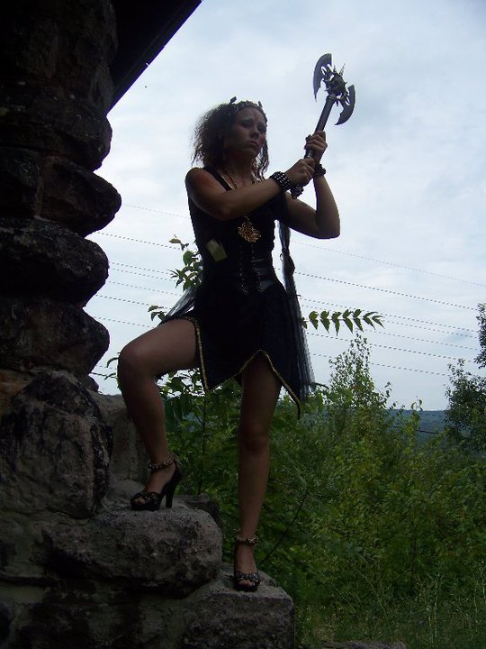 Female model photo shoot of Lexiistehforce in Witches Hat