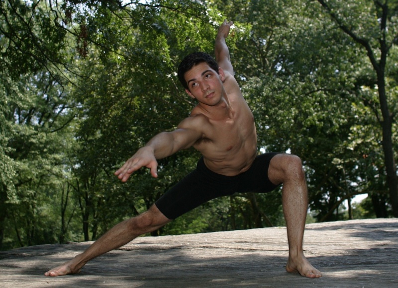 Male model photo shoot of Rich Lugo by JM Mantel in Central Park, NYC
