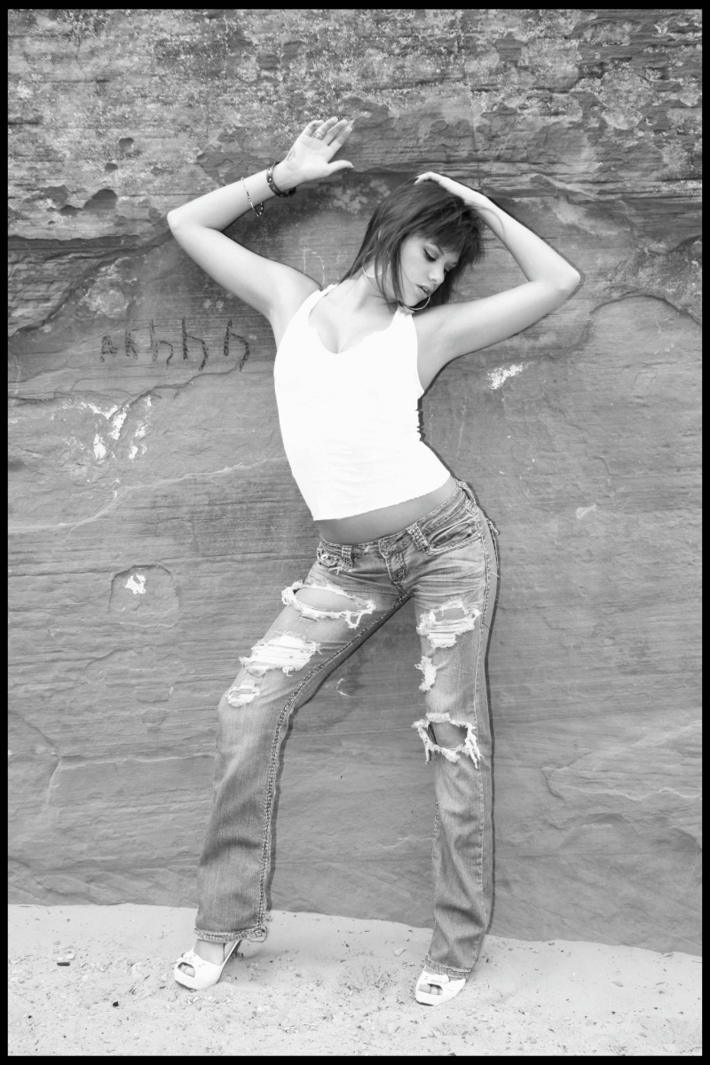 Female model photo shoot of Jenny Moss by Michael Ferraro