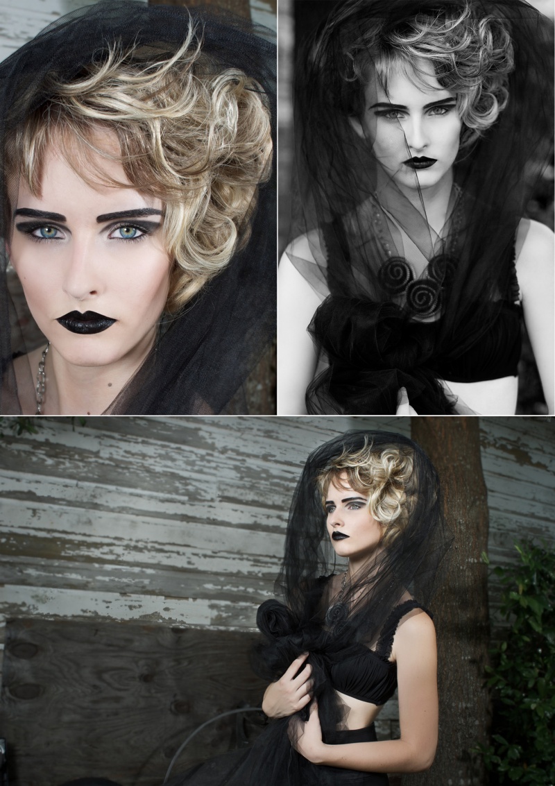 Female model photo shoot of Jessie D MUA in Makeup / Art Direction / Retouch by Me ( except for the top right )
