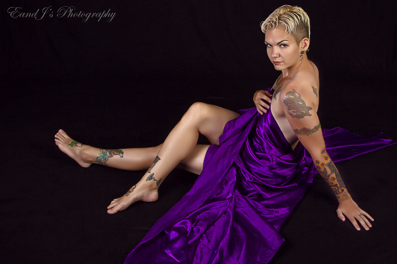Female model photo shoot of Amethyst_Rose by EandJs Photography