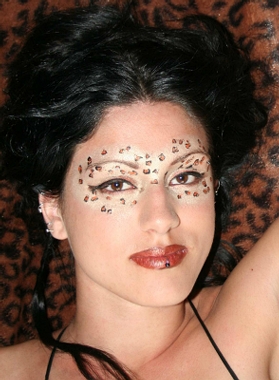 Female model photo shoot of sabina-bodyfacepainting in London,July 10