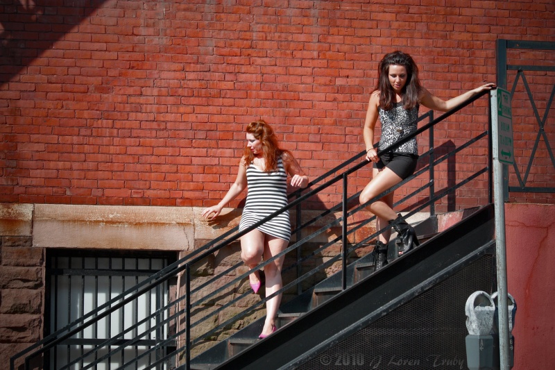 Male and Female model photo shoot of J Loren Truby, Amyladedada and CJP in Hartford