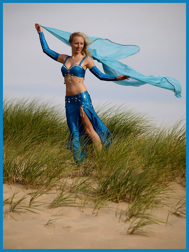 Male and Female model photo shoot of Owens Roberts and Bellydance Heather in Holland Mich.
