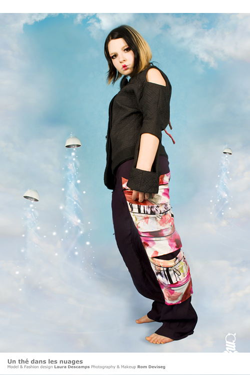 Female model photo shoot of Milk-Berry by Romain Deviseg
