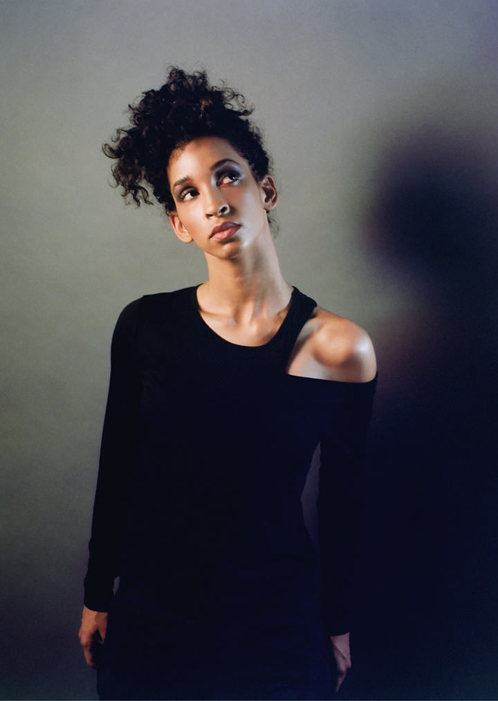 Female model photo shoot of JihanMichel by DaleB, clothing designed by Eighteenth NYC