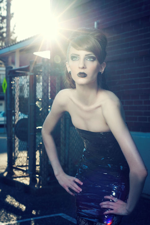 Female model photo shoot of Christie_R by Bob Jones222, makeup by Carolina-Jean