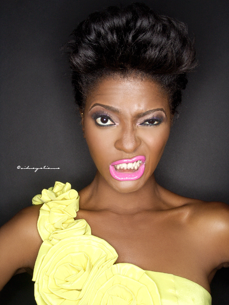 Female model photo shoot of A Yetunde by Sidney Etienne in New York City, makeup by Stephanie L West