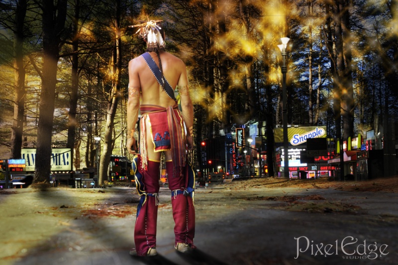 Male model photo shoot of Pixel Edge Photography in Times Square, Reservoir, PowWow