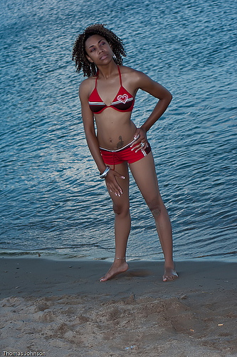 Female model photo shoot of MzShAe in 57th Beach Chicago,IL