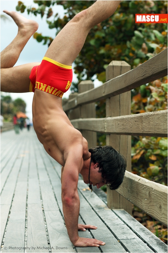 Male model photo shoot of Clayton Moats by Michael A Downs Studio in Boardwalk